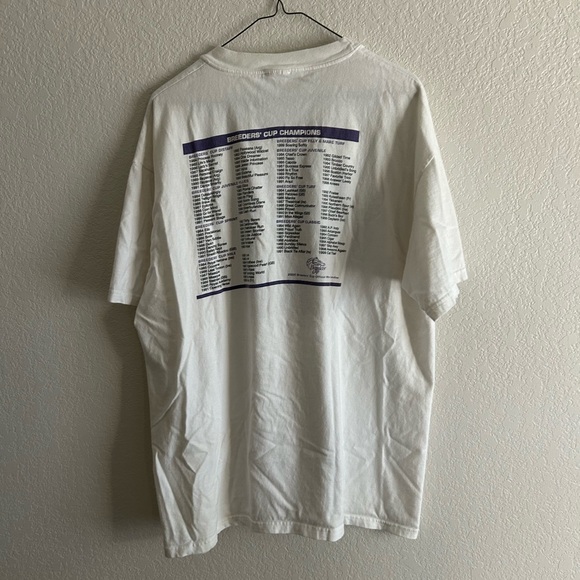 Vintage 2000 Churchill Downs Breeders Cup Champions Horse Racing White Tee Sz XL - Picture 4 of 8
